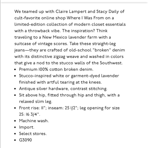 Madewell x Where I Was From Slim Straight Jeans - Picture 6 of 6